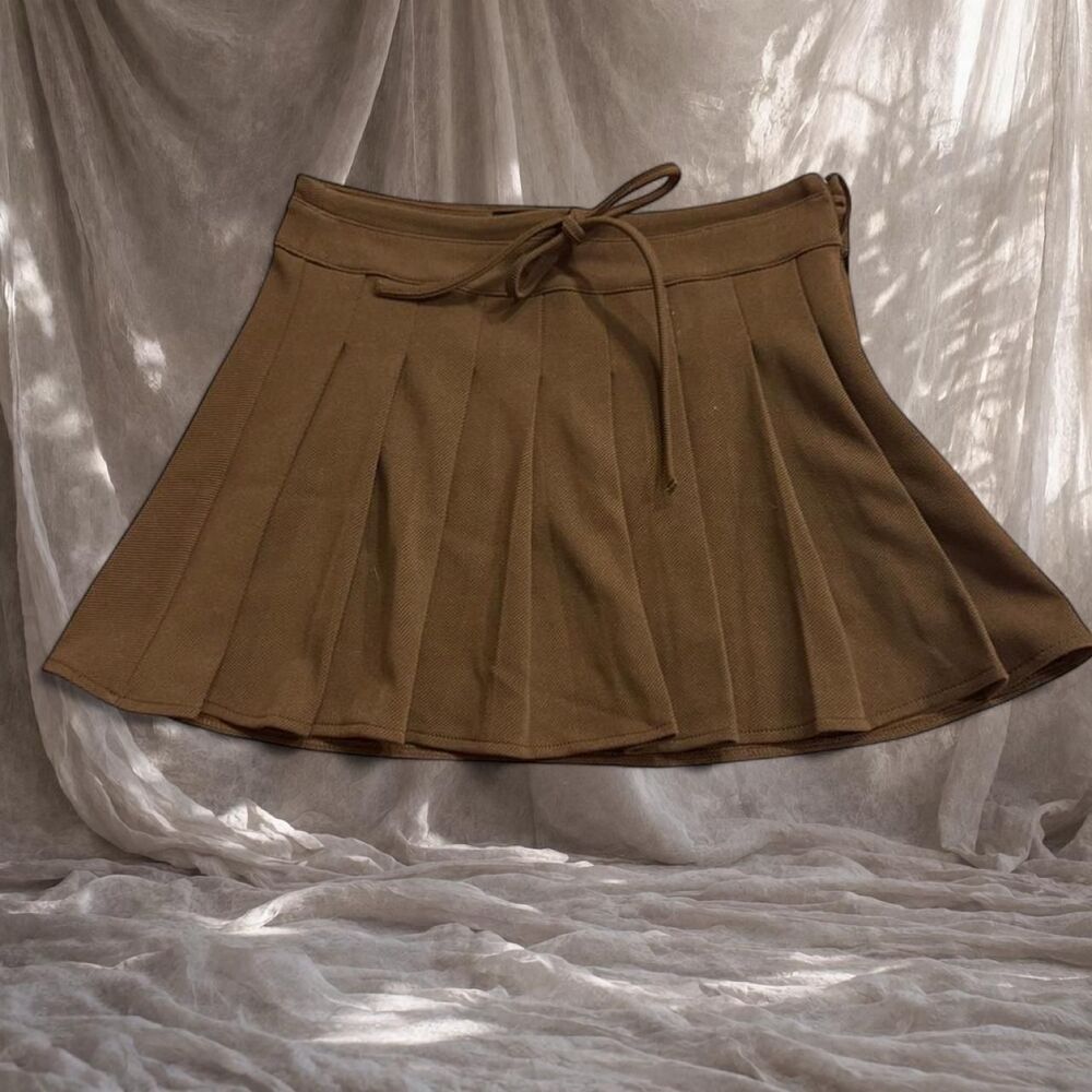 Rewash Women's Brown and Tan Skirt